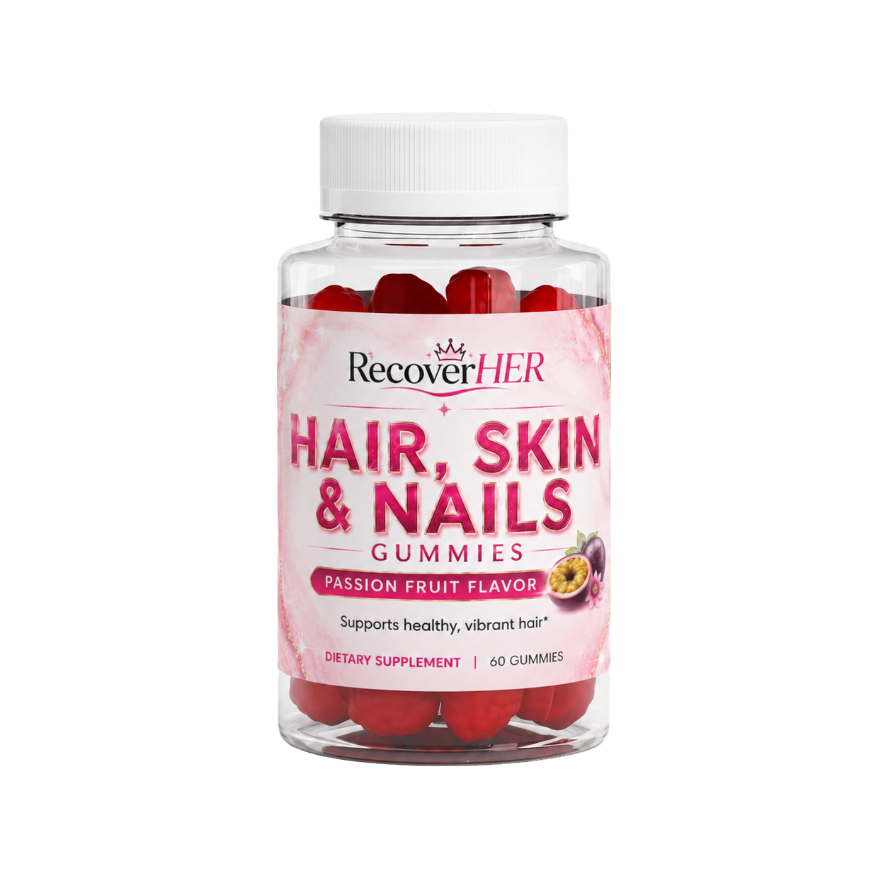 RecoverHER Hair Skin and Nails Gummies