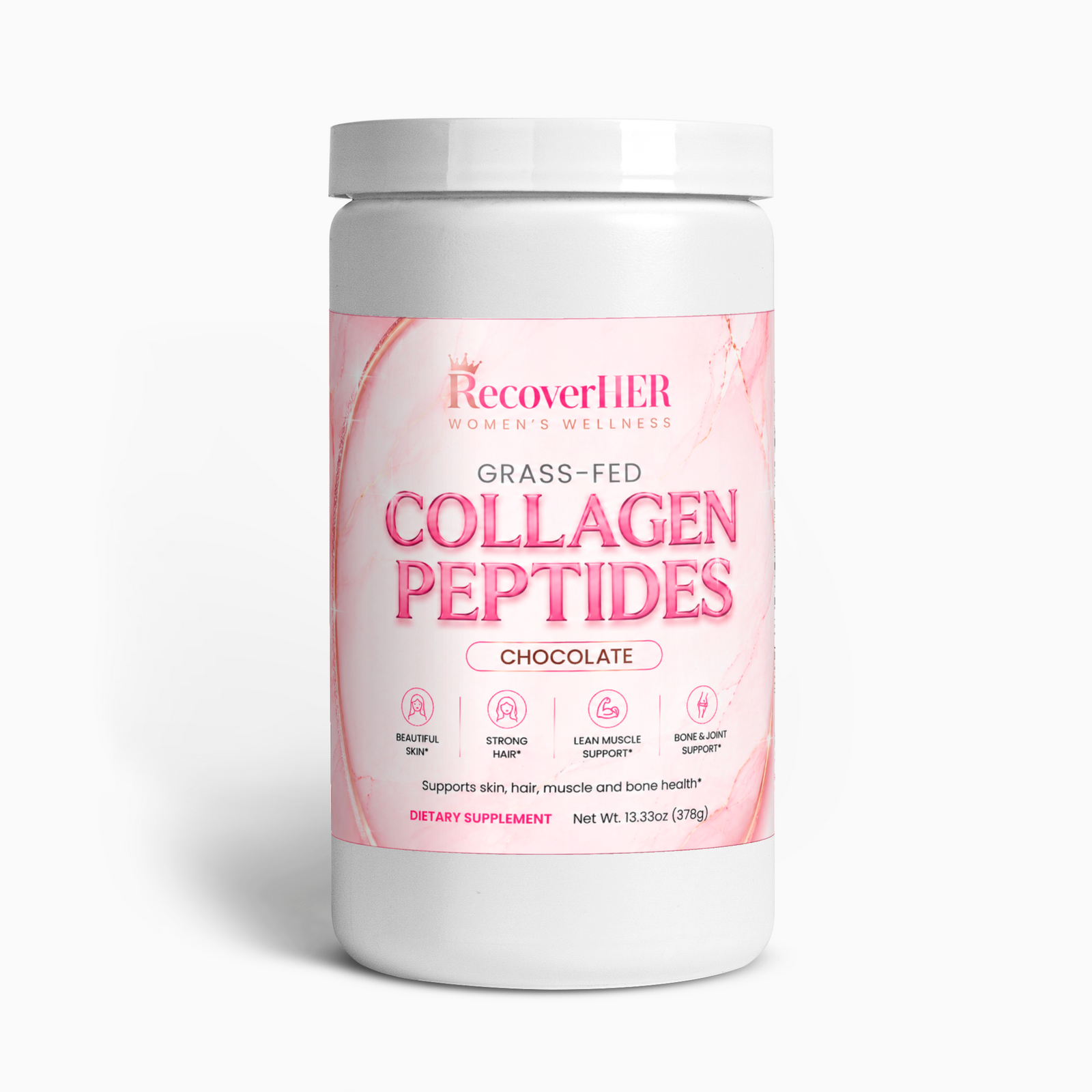 Grass-Fed Collagen Peptides Powder (Chocolate)