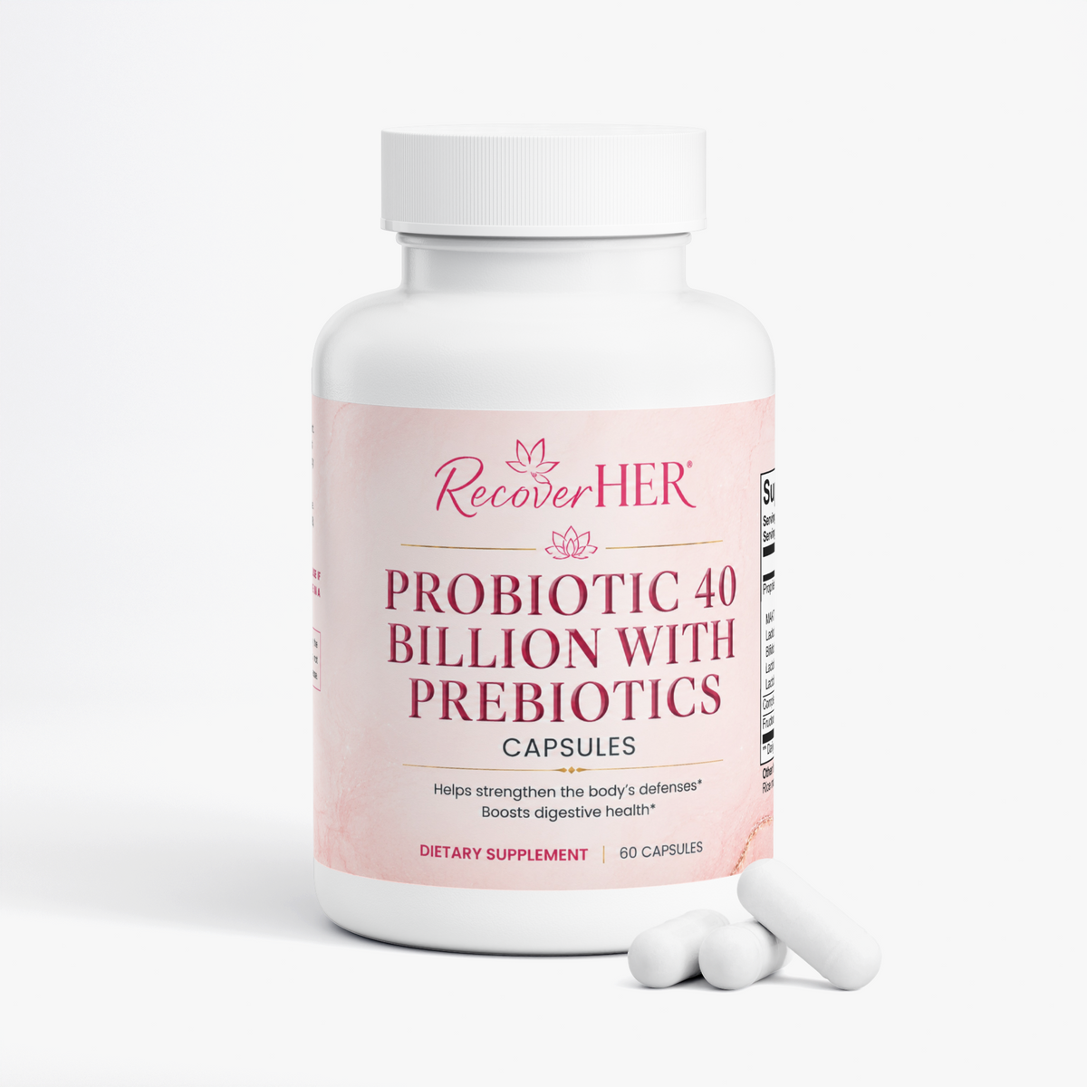 Probiotic 40 Billion with Prebiotics
