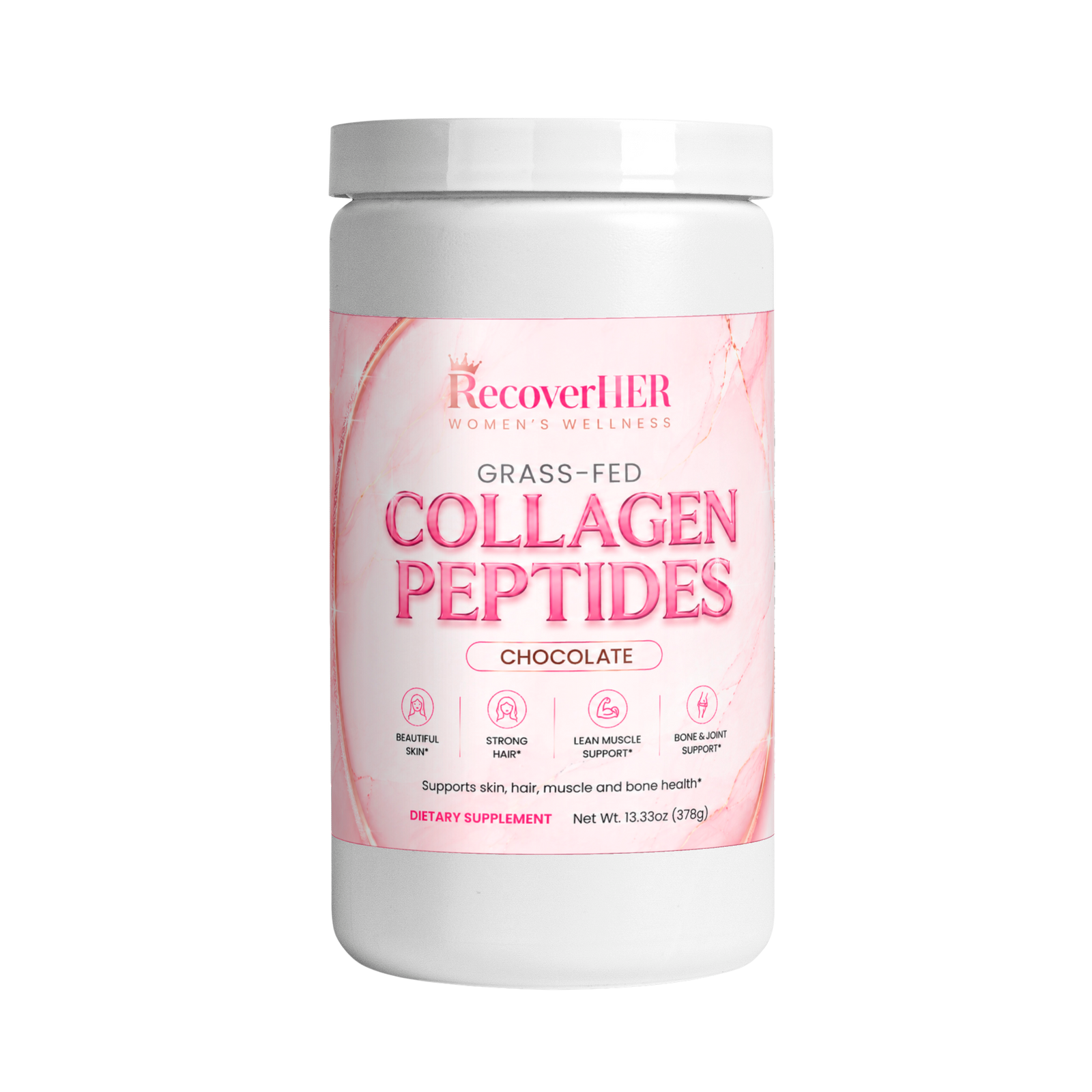 Grass-Fed Collagen Peptides Powder (Chocolate)